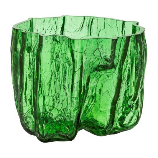 Kosta Boda Crackle vase 175 mm Grønn