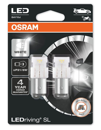 Osram Ledriving Sl P21/5w 6000k (Sett)