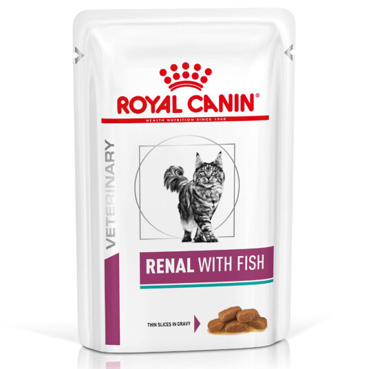 Royal Canin Renal med Fisk Våtfôr for Katt 12x85 g - Veterinærfôr