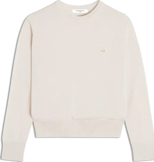 Maison Kitsuné Dame Gensere & Hettegensere Beige XS, Maison Kitsuné Dame Gensere & Hettegensere Beige XS,