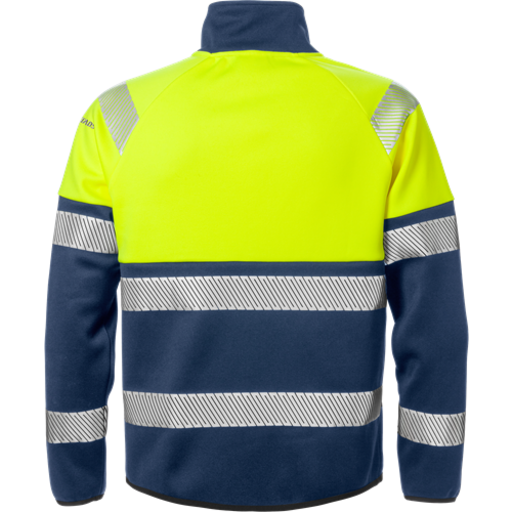 Fristads Softshelljacka 4517 Ssl Klass 1 Varselgul/marinblå M