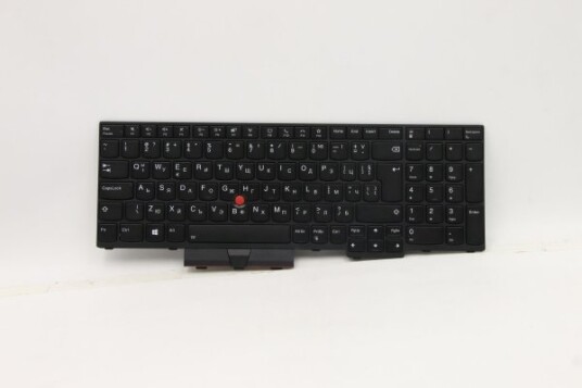 Transimage - Erstatningstastatur For Bærbar Pc - Med Trackpoint, Ultranav - Bakbelysning - Qwerty - Bulgarsk - Svart - For Thinkpad L15 Gen 1 20U7, 20U8