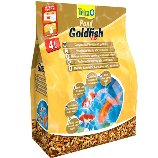 Tetra Pond Goldfish Mix Dobbelpakke 2 X 4 L Tetra Pond Goldfish Mix Dobbelpakke 2 X 4 L