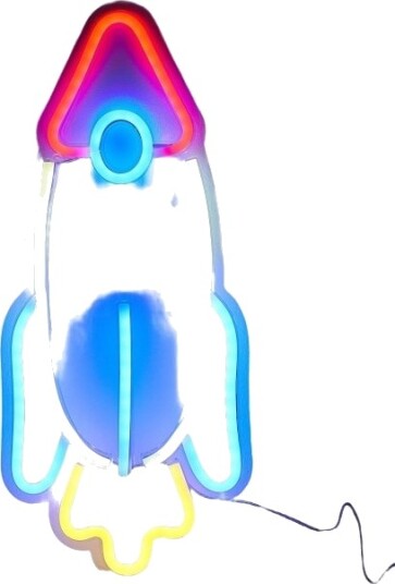 Standart Wall Led Light Party Rocket Rgb Usb