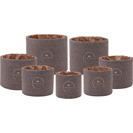 Meinl CSBPSSET2 Crystal Singing Bowl Sleeve Set Brown Meinl CSBPSSET2 Crystal Singing Bowl Sleeve Set Brown