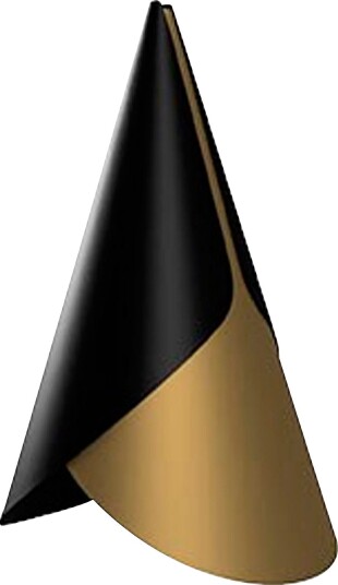 UmageLampeskjerm Cornet Ø 13.4 x 23,8 cmSvartTakpendler