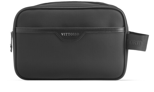 Vittorio Washbag 100% Recycled Plastic Black Vittorio Washbag 100% Recycled Plastic Black
