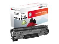 Agfaphoto - Svart - Kompatibel - Tonerpatron Alternativ For: Hp Cb436a - For Hp Laserjet P1505 P1505n