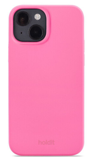Holdit iPhone 14 Soft Touch Silikon Deksel - Bright Pink
