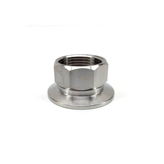 1.5" til 1" BSP hunn overgang Tri-Clamp 1 tommes innvendige gjenger