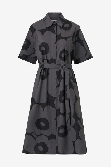 Marimekko Popliini Unikko Svart