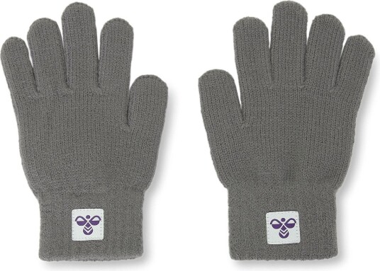 Hummel Hmljr Knit Gloves 2 Pack DARK GULL GRAY 4 8