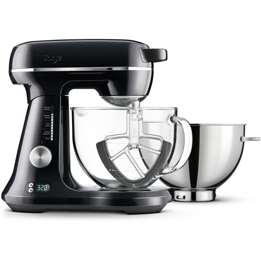 Sage The Bakery Boss Kjøkkenmaskin 1200W 4,7L Rustfritt Stål og Glass, 12 Hastigheter