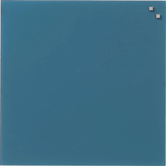 Magnetisk Glastavle 45 X 45 Cm Jeans Blue