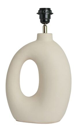 Watt & Veke Ada Lampefot 38 x 22 cm Leirgods Hvit
