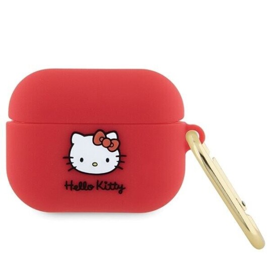 Hello Kitty Hkap3dkhsf Airpods Pro Cover Fuchsia/Fuschia Silicone 3D Kitty Head