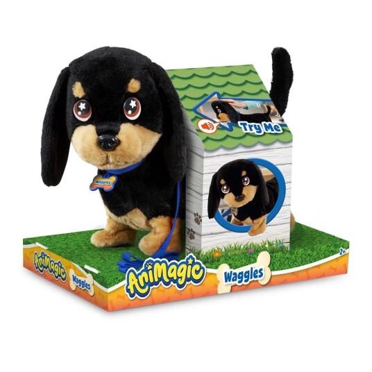 Animagic Waggles Interaktiv Hund med Lydeffekter for Barn fra 3 År Animagic Waggles Interaktiv Hund med Lydeffekter for Barn fra 3 År