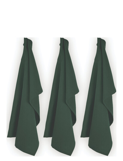 The Organic Company Kitchen Towel (3 Pack) - Green - 53X 86CM The Organic Company Kitchen Towel (3 Pack) - Green - 53X 86CM