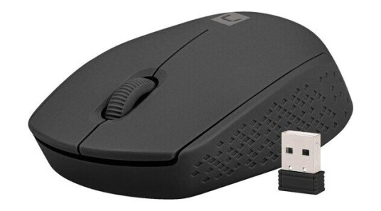 Natec STORK - mouse - 2.4 GHz - black - Mus - Optisk - 3 knapper - Svart Natec STORK - mouse - 2.4 GHz - black - Mus - Optisk - 3 knapper - Svart
