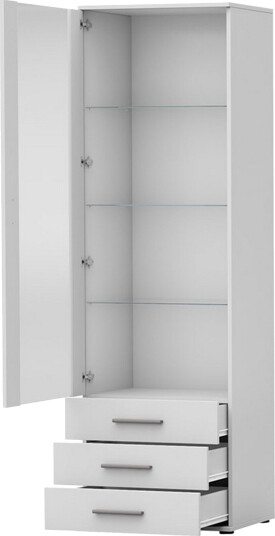 Vitrineskap Soho 60x41x192 cm Svart Vitrineskap Soho 60x41x192 cm Svart