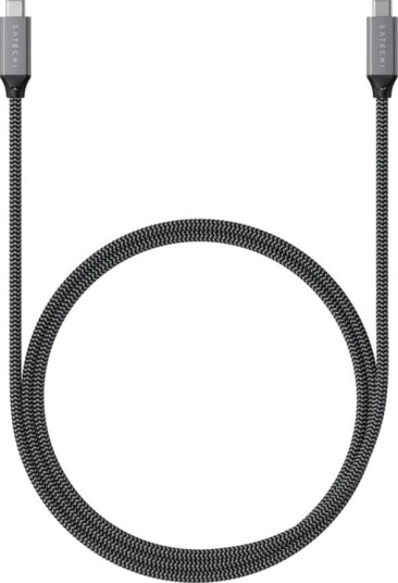 Satechi USB4 USB-C til USB-C Kabel 80 cm Next-Generation USB4-teknologi, 100W strømlevering