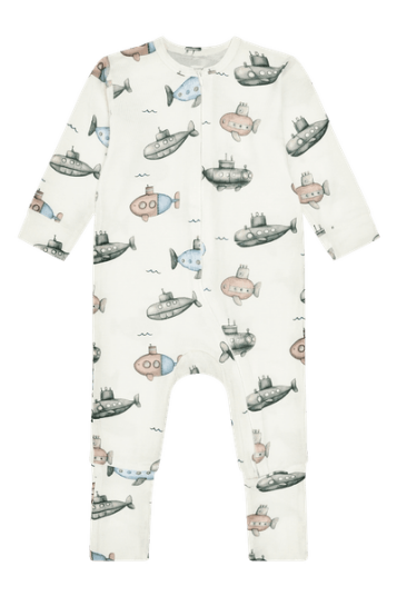 Hust & Claire bambus Mulle Submarine heldress   ivory   50