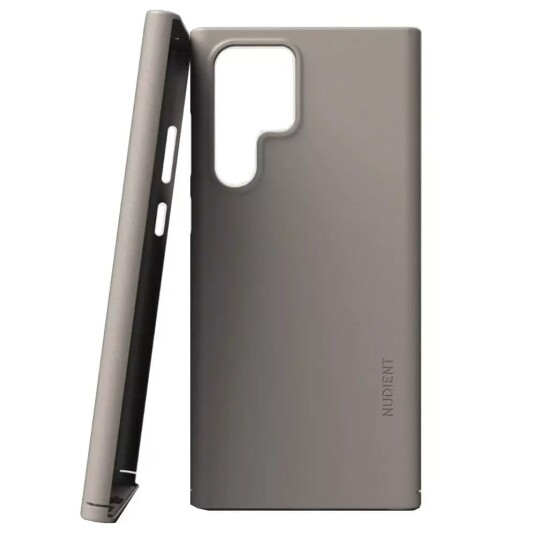 Nudient Thin Case V3 Samsung Galaxy S22 Ultra Deksel - Clay beige