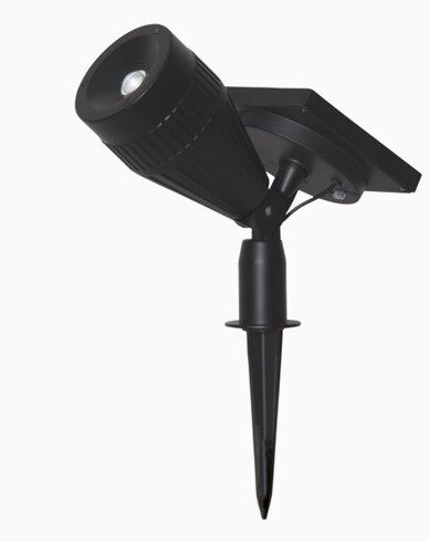 Star Trading Solcelle-spotlight Powerspot Svart 60lm. 480-62