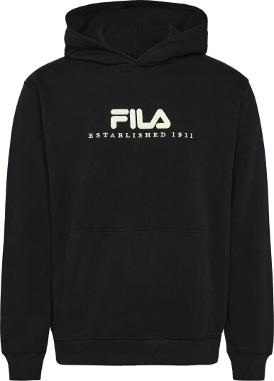 FILA Valsera Regular Brushed Hoodie BLACK EGRET M