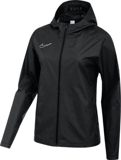 Nike Regnjakke Storm fit Academy 25   Svart/hvit Kvinner størrelse XX Large