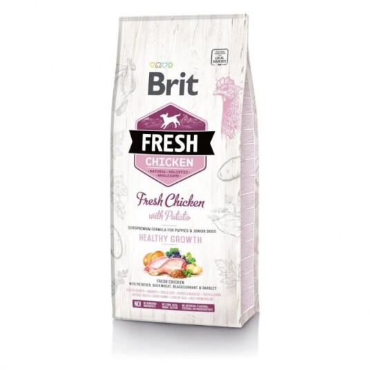 Brit Fresh Puppy Tørrfôr med Kylling og Potet 2,5 kg