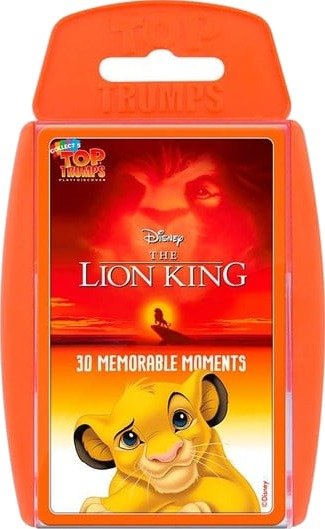 Winning Moves Top Trumps The Lion King Kortspill Engelsk