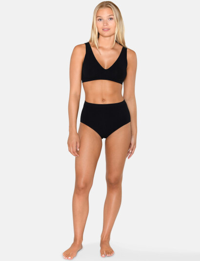 CCDK Copenhagen Bamboo Seamless Maxi Brief - Black - XS/S
