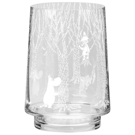 Muurla In the Woods Lykt 20 cm Håndlaget Hvit Glass Muurla In the Woods Lykt 20 cm Håndlaget Hvit Glass