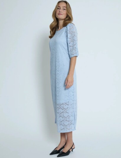 Peppercorn Pckaroline Lace Dress   Blue   34