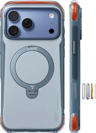 Torras Ostand Q3 Air Pro - polar slate blue - iPhone 18 Pro Max