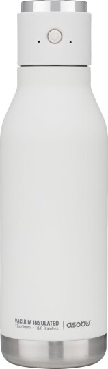 Asobu termoflaske med høyttaler 0,5 l hvit
