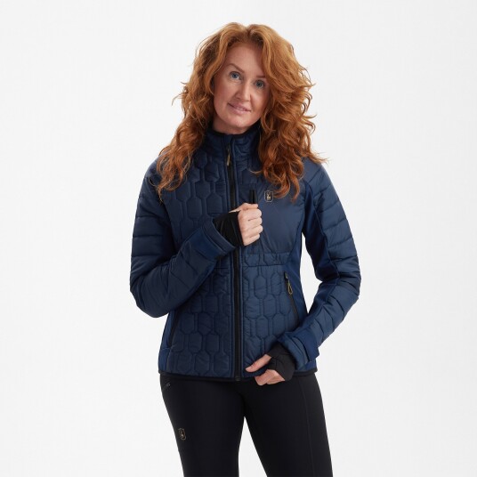 Deerhunter Lady Mossdale Quilted Jacket Dress Blues 48
