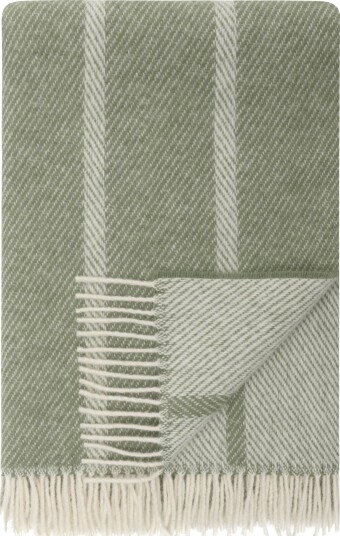 Ullpledd 120x180 cm Grønt pledd med striper 100% ny ren ull Istinden Høie of Scandinavia ullteppe Ullpledd 120x180 cm Grønt pledd med striper 100% ny ren ull Istinden Høie of Scandinavia ullteppe
