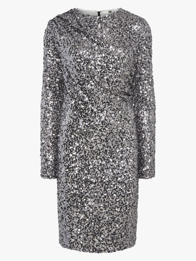 Y.A.S Spena Long Sleeve Dress Grå XS Y.A.S Spena Long Sleeve Dress Grå XS