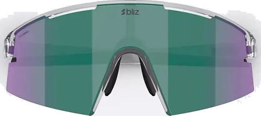 Bliz P006 Large sykkelbriller crystal black/grønn multi