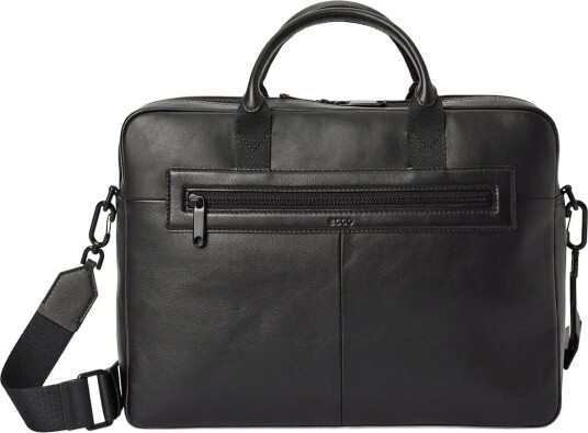 ECCO Ecco Mode Laptop Bag Leather Black ONE SIZE