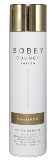 Bobbys Hair Care Multi Repair Sjampo 250 ml - Vegansk, Sulfatfri, Anti-flass