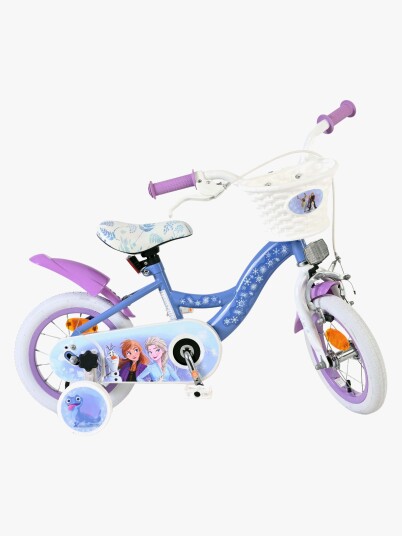 Disney Frozen 12" Barnesykkel med Justerbar Sadel og Støttehjul Disney Frozen 12" Barnesykkel med Justerbar Sadel og Støttehjul