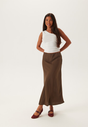 Pieces Pcfranan HW Midi Skirt