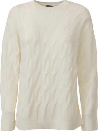 Max Mara Dame Strikkevarer Hvit S, Max Mara Dame Strikkevarer Hvit S,