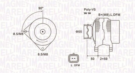 Dynamo MAGNETI MARELLI 063731823010