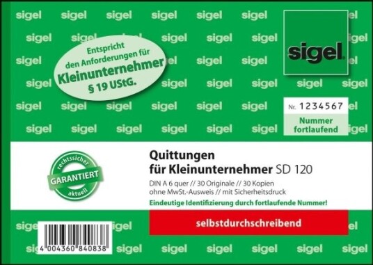 Sigel Sd120 Hvit Gult A6 60 Ark