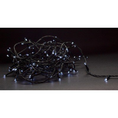 4 meter utendørs LED istappslynge IP44 230V 180 LED kald hvit