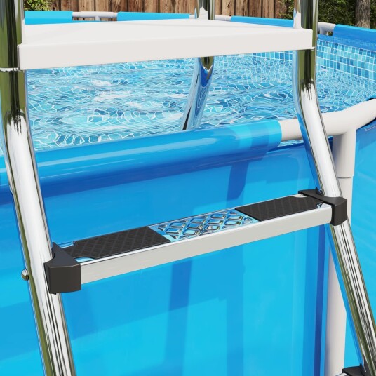vidaXL Reservetrinn til bassengstige 50 x 9 x 3,5 cm